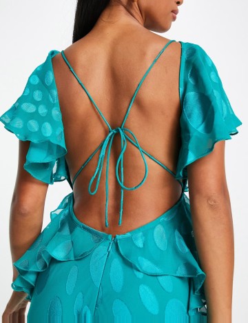 Rochie maxi ASOS, turcoaz