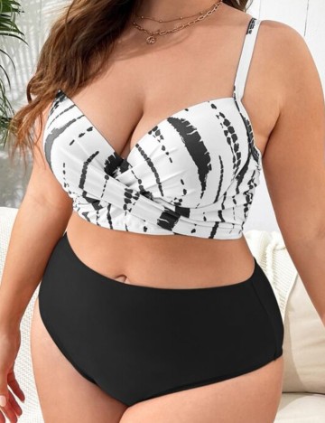 Slip Shein Curve+, negru