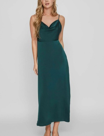 Rochie maxi Vila, verde