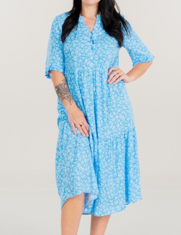 Rochie midi Vero Moda, albastru