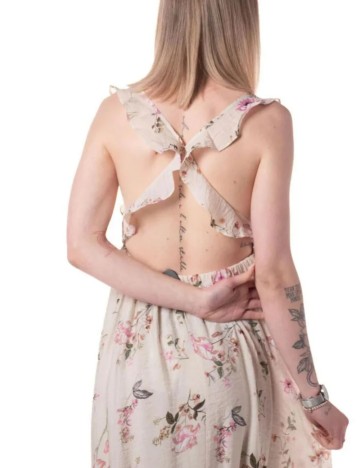 Rochie maxi Only, bej