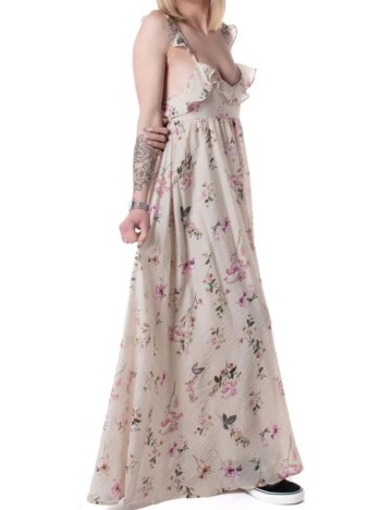 Rochie maxi Only, bej