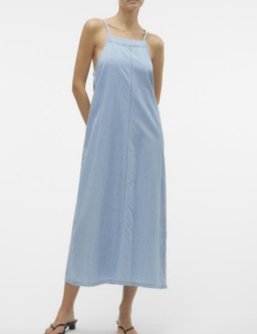 Rochie midi Vero Moda, albastru
