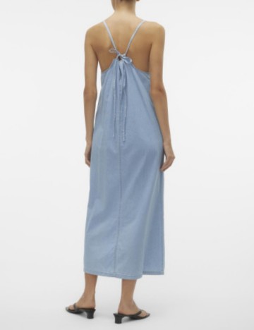 Rochie midi Vero Moda, albastru