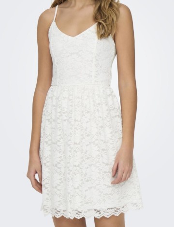 Rochie mini Only, alb