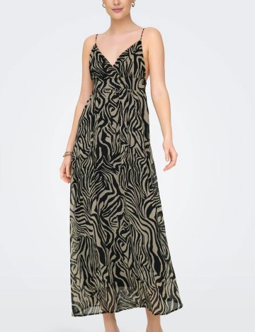 Rochie maxi Only, mix culori