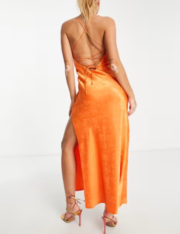 Rochie maxi Miss Selfridge, portocaliu