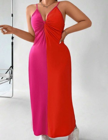 Rochie maxi Shein, mix culori