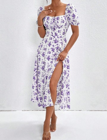 Rochie midi Shein, mix culori