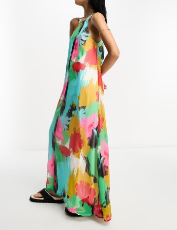 Rochie maxi ASOS, mix culori