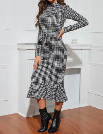 Rochie midi Shein, mix culori