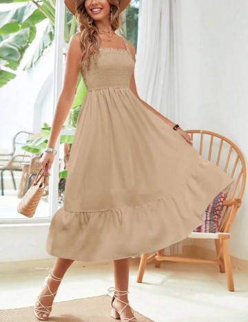 Rochie midi Shein, bej