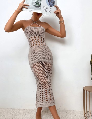 Rochie de plajă Shein, bej