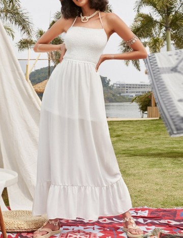 Rochie maxi Shein, alb