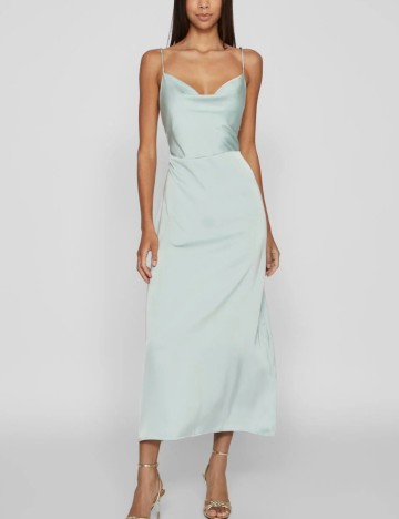 Rochie maxi Vila, albastru