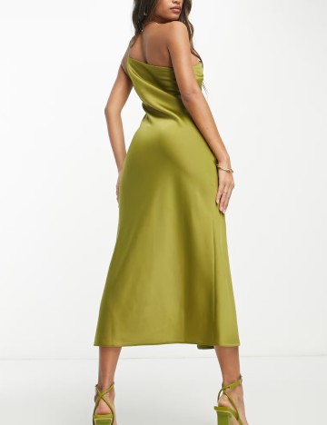 Rochie maxi ASOS, kaki