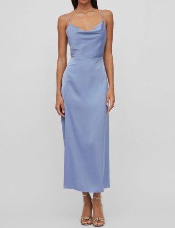 Rochie midi Vila, albastru