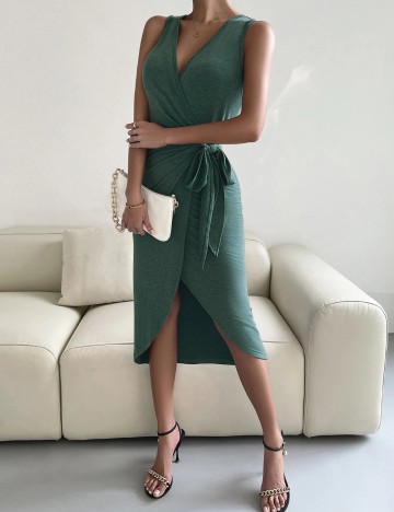 Rochie midi Shein, verde