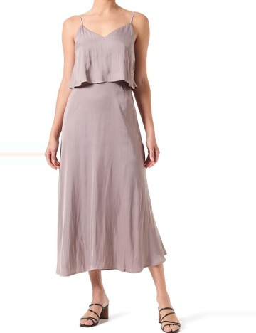 Rochie midi Vila, bej