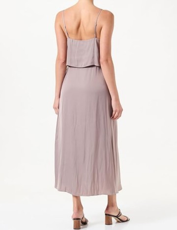 Rochie midi Vila, bej