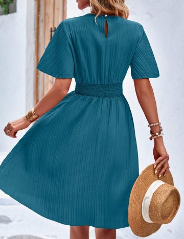 Rochie midi Shein, turcoaz