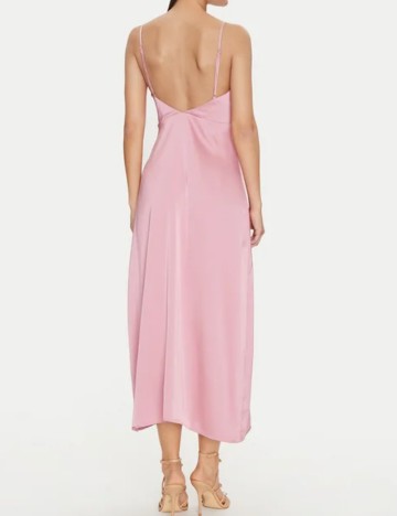Rochie midi Vila, roz