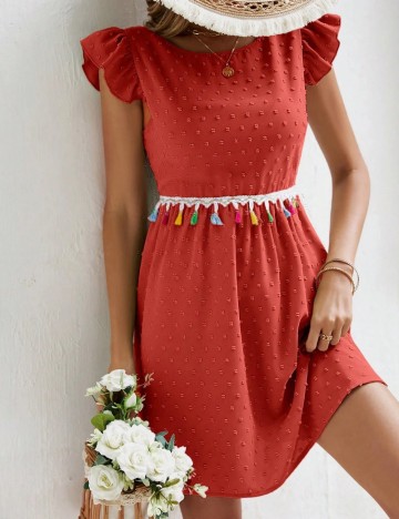 Rochie mini Shein, portocaliu