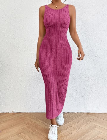 Rochie midi Shein, roz