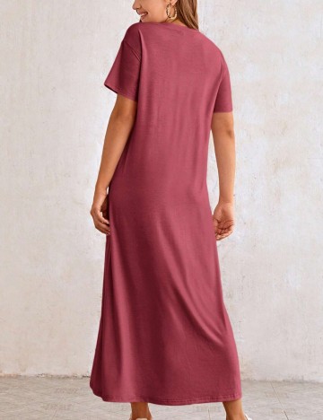 Rochie maxi Shein, roz