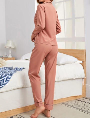 Compleu pijamale Shein, roz