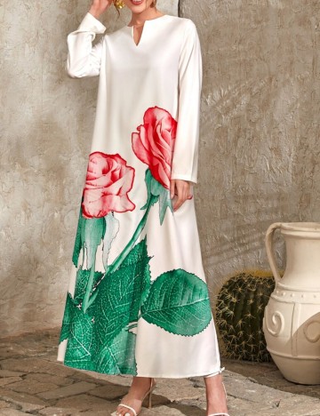 Rochie maxi Shein, alb