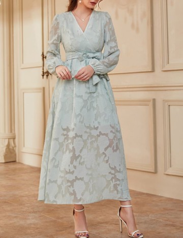 Rochie maxi Shein, menta