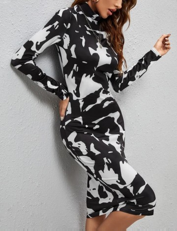 Rochie midi Shein, mix culori