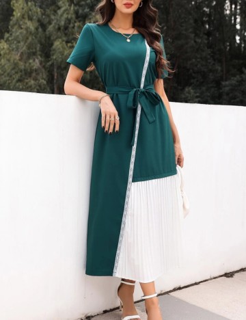 Rochie midi Shein, mix culori
