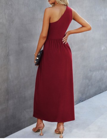 Rochie maxi Shein, vișiniu