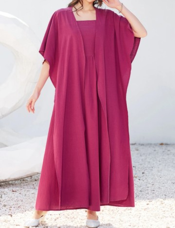 Set Rochie și Cardigan Shein, mov