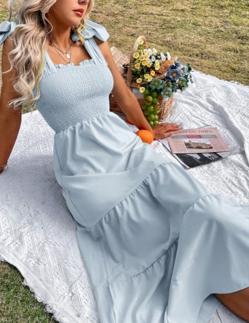 Rochie maxi Shein, albastru