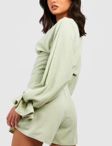 Salopetă scurtă Boohoo, verde