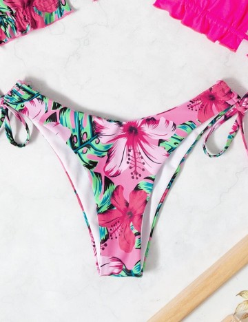 Set costum de baie Shein, mix culori