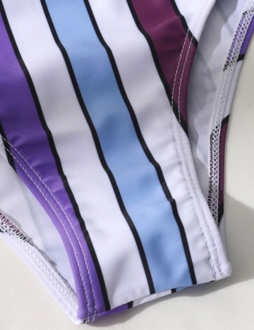 Costum de baie Shein, mix culori
