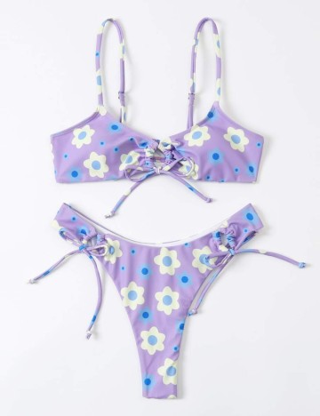 Costum de baie Shein, mix culori