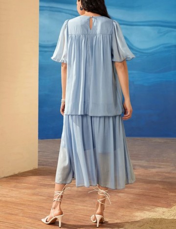Rochie midi Shein, albastru