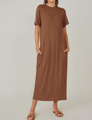 Rochie maxi Shein, maro