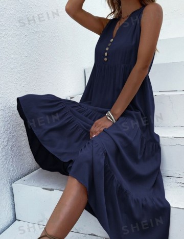 Rochie midi Shein, albastru
