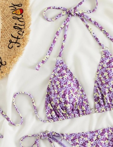 Costum de baie Shein, mix culori
