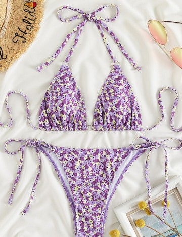 Costum de baie Shein, mix culori