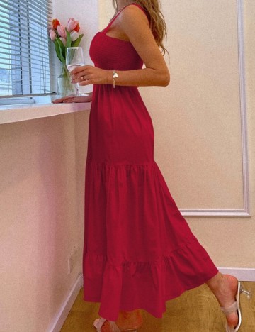 Rochie midi Shein, roșu