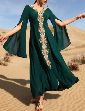Rochie maxi Shein, verde