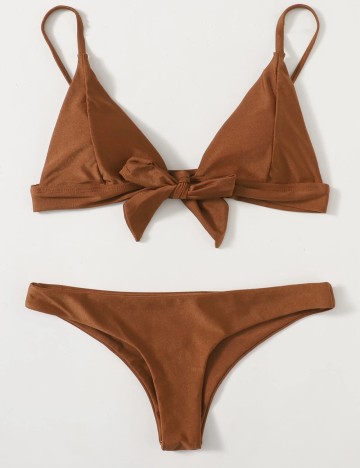 Costum de baie Shein, maro