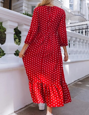 Rochie midi Shein, roșu